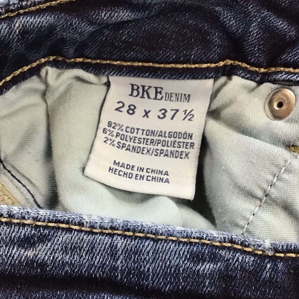 BKE Billie Slim Fit High Rise Flare Jeans Blue Demin W28 L 37.5 Retro Y2K - Picture 14 of 14